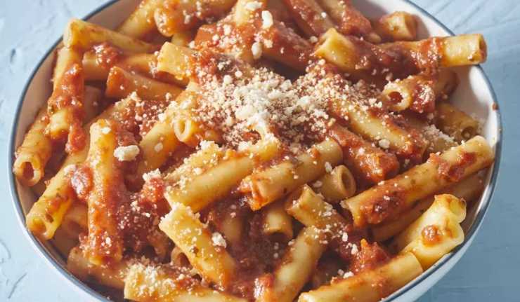 Ziti stufati in padella
