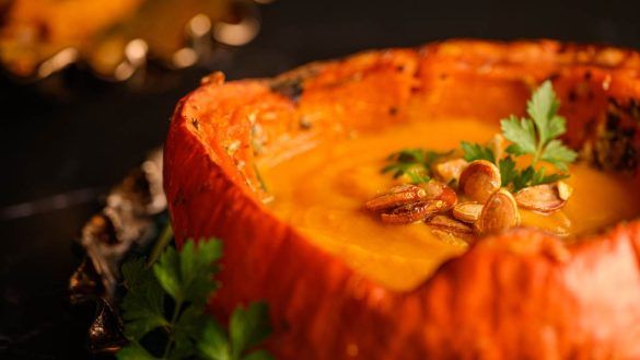 Zuppa di ceci e zucca