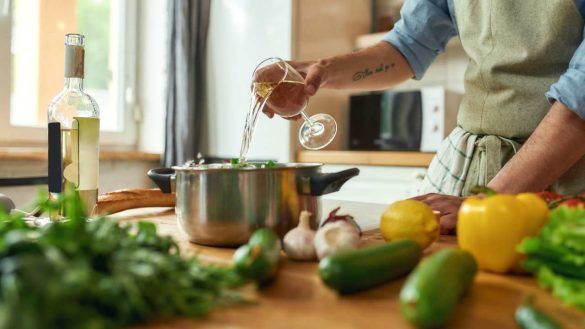 Cucinare con il vino