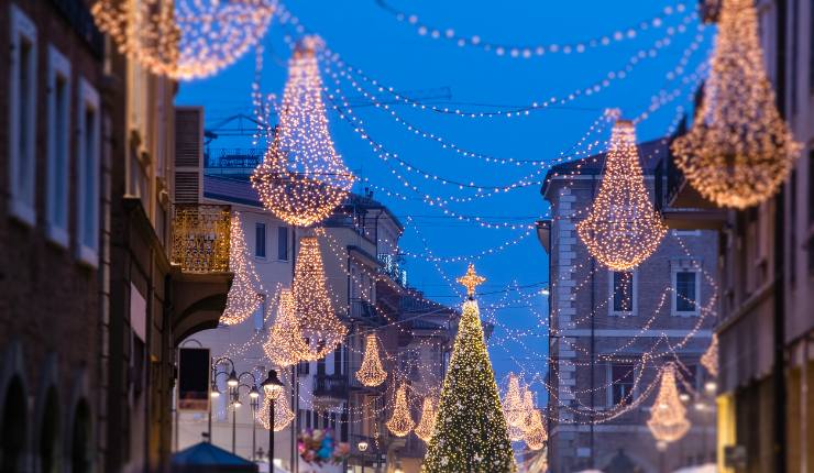 Luminarie natalizie in Italia