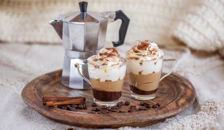 Mousse al caffè pronta in 5 minuti