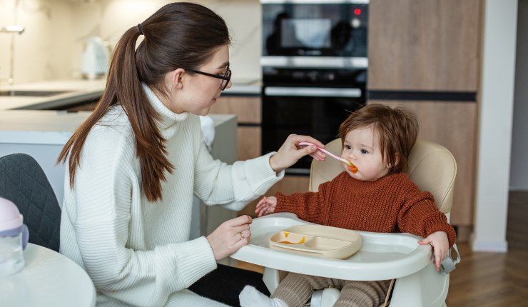 Pappa di zucchine e taleggio per bambini