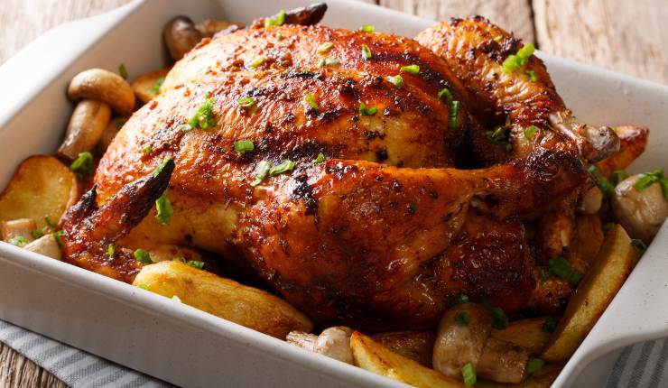 Pollo al forno dal gusto speciale