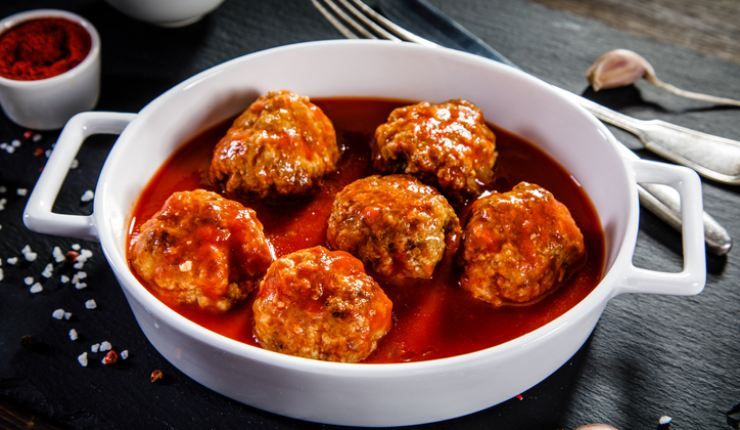 Polpette al sugo e vino