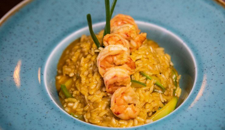 Risotto alla crema di scampi