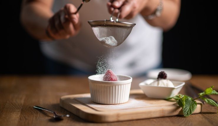 Soufflé alla vaniglia dessert