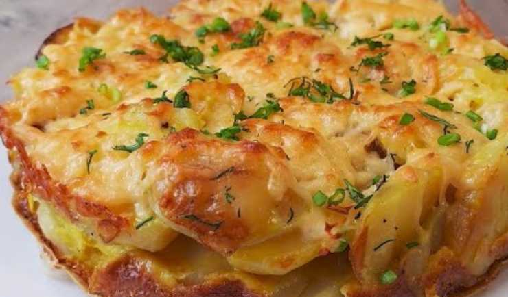 Torta salata con patate
