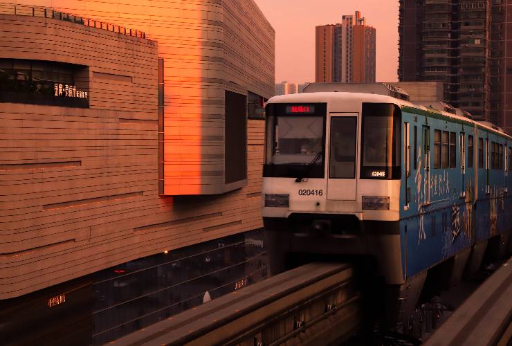 Vagone treno metropolitana di Chongqing