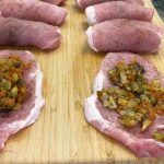 Braciole di maiale ripiene