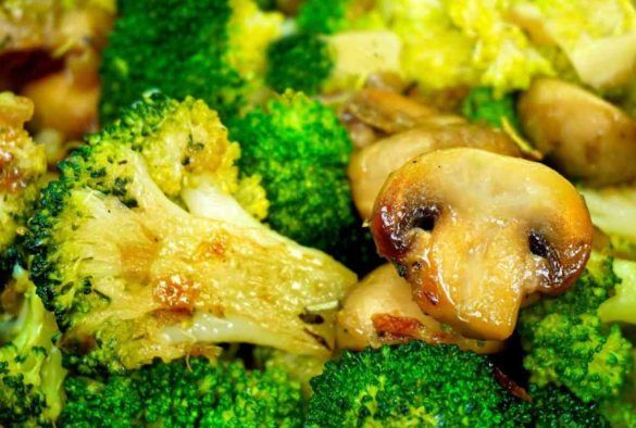 Broccoli funghi patate