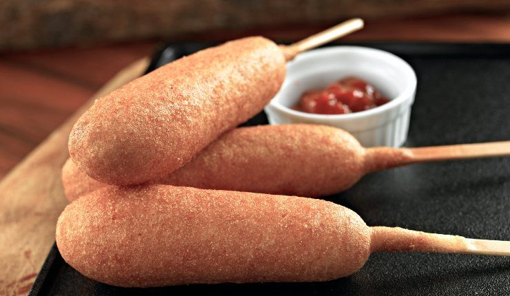 Cheese corn dogs coreani