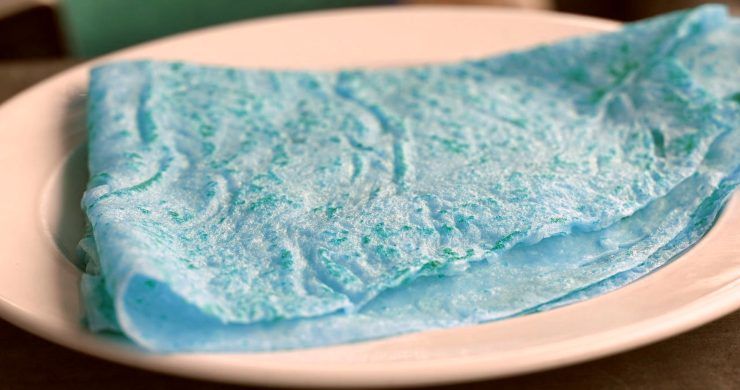 Crepes blu proteiche