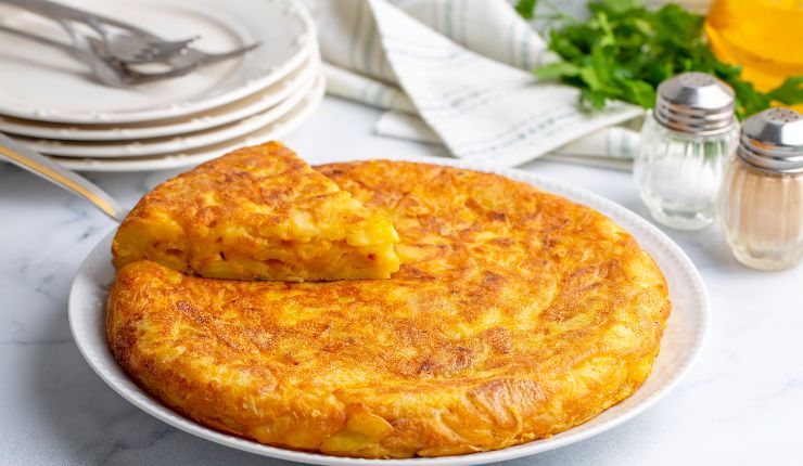 Frittata di patate e cipolle