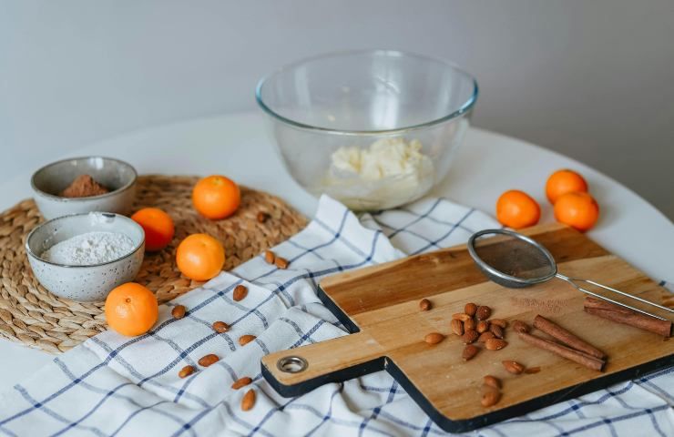 Ingredienti biscotti al mandarino