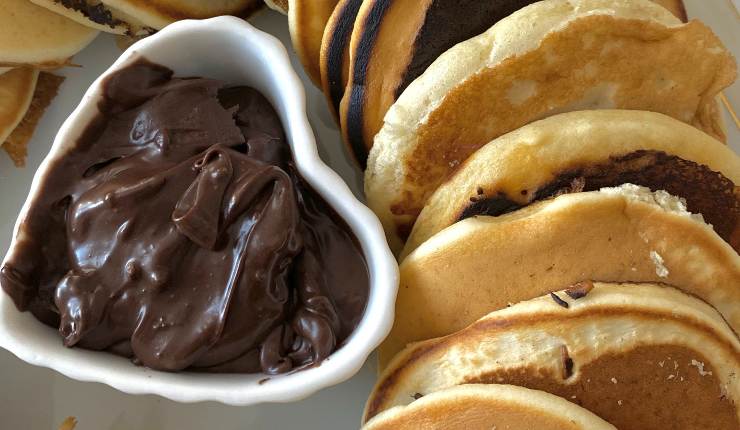 Nutella con pancake