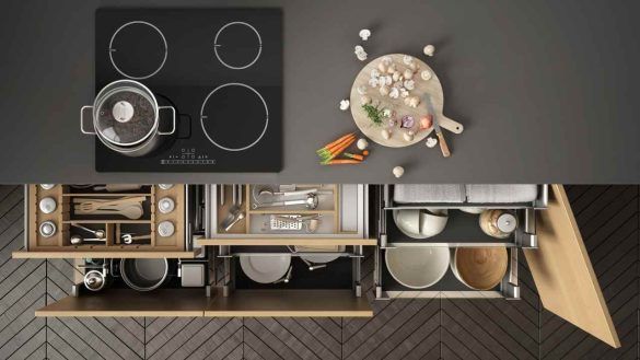 Organizzare i cassetti della cucina