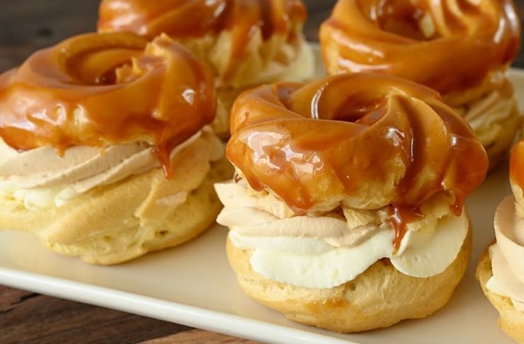 Pasticcini con caramello