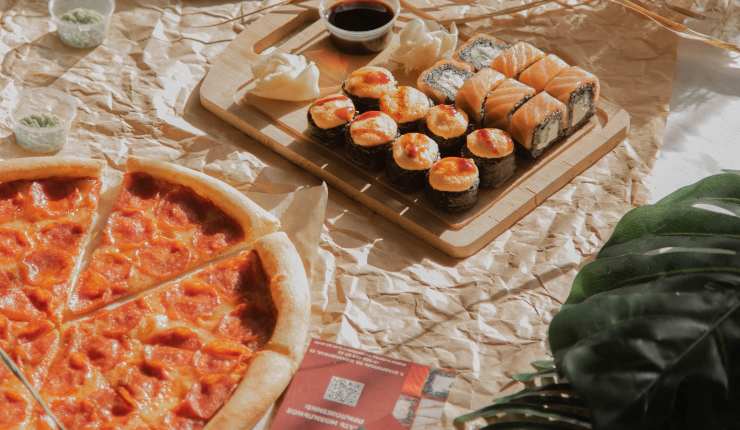 Pizza o sushi?