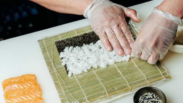 Preparazione sushi