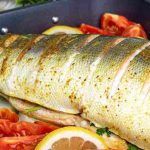 Salmone con verdure al forno