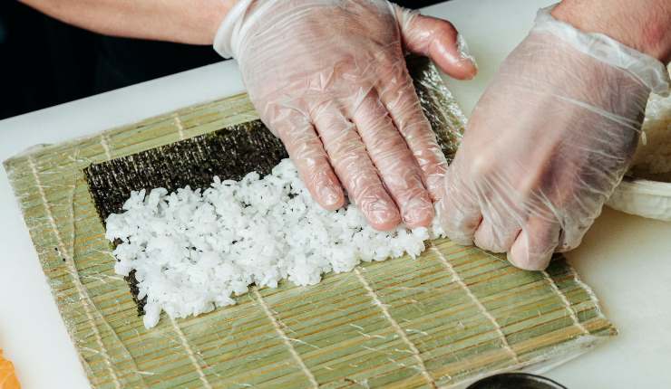 Preparazione del sushi