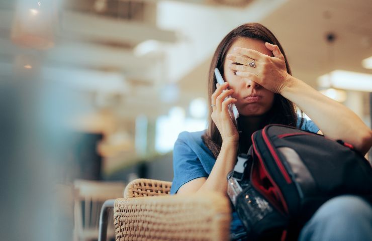 Stress in aeroporto