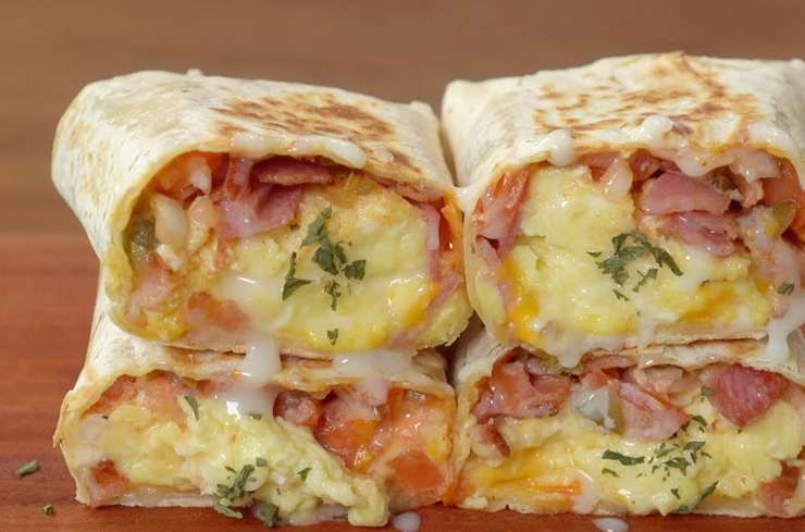 Burrito all'uovo