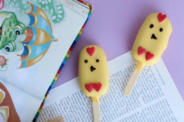 Cake pop pulcino