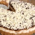 Cheesecake alla panna e cioccolato