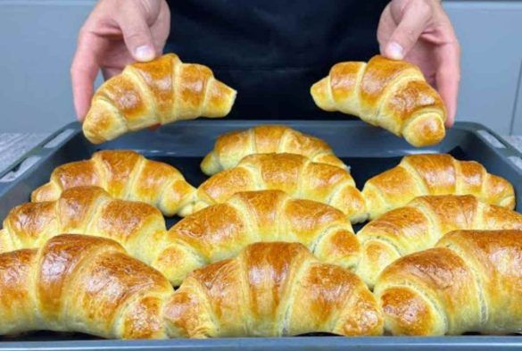 Croissant fatti in casa