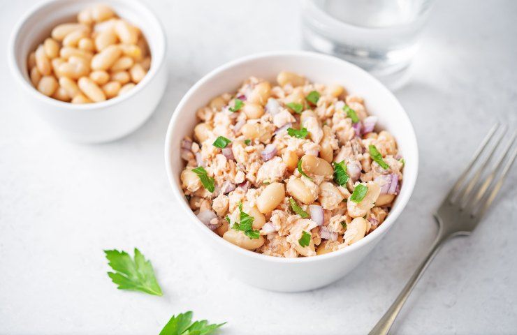 Insalata a base di fagioli