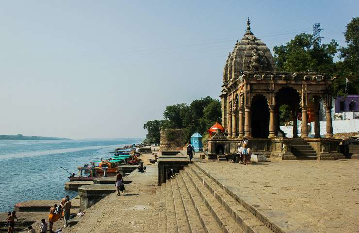 La città di Maheshwar