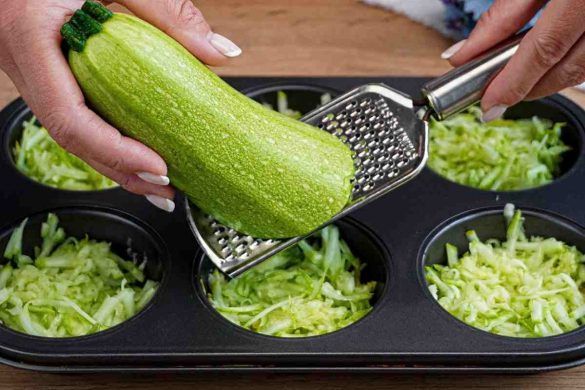 Piatto di zucchine