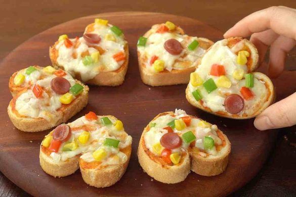 Pizza a forma di cuore