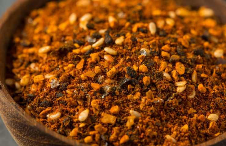 Shichimi Torarasci composto da 7 spezie