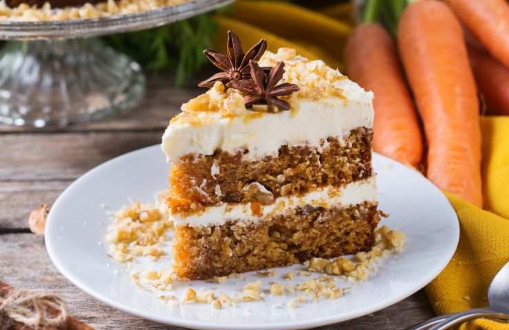 Torta di carote fatta in casa