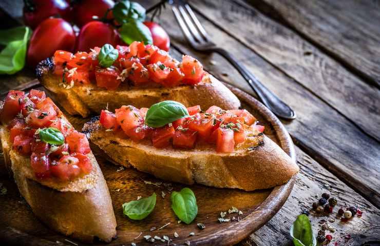 Bruschette all'italiana ricetta