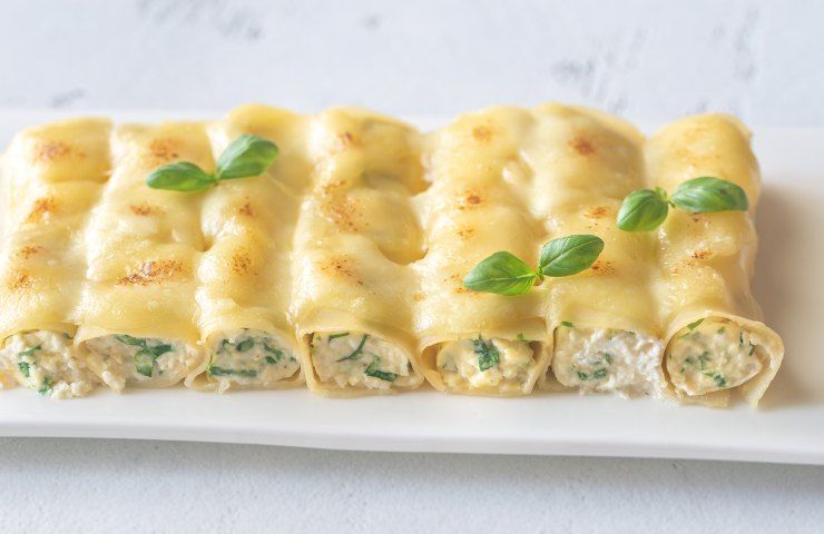 Cannelloni ricotta e spinaci per Pasqua