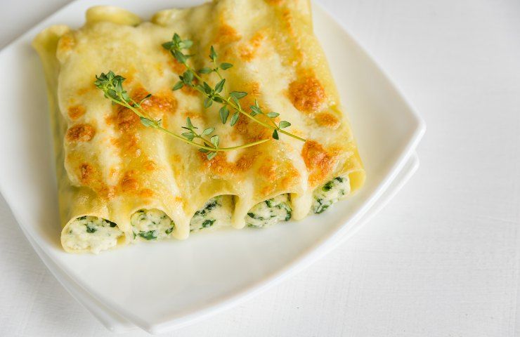 Cannelloni ricotta e spinaci ricetta