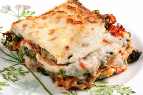 Lasagna broccoli e salsiccia