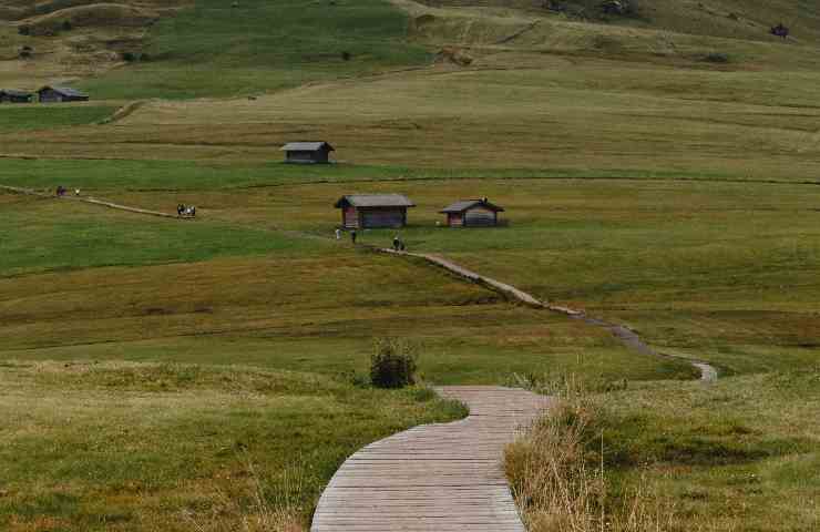 Paesaggio dell'Alpe di Siusi