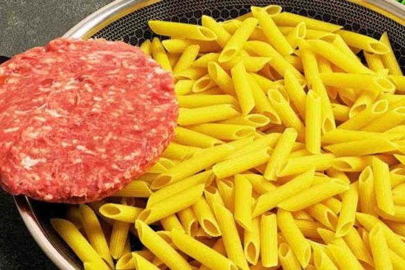 Penne e carne macinata