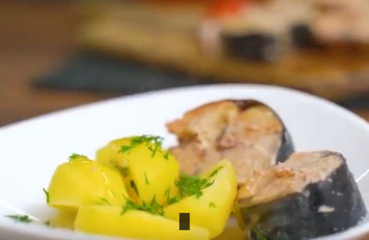 Secondo di sgombro con patate