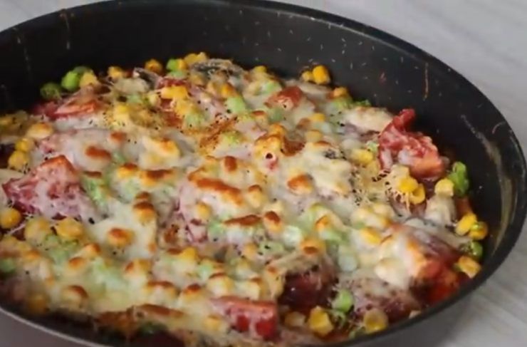 Torta salata con pane raffermo