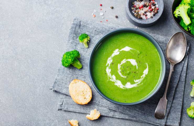 Zuppa di broccoli ricetta