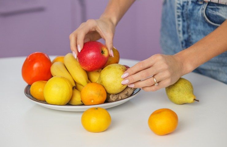 Frutta che non va in frigo