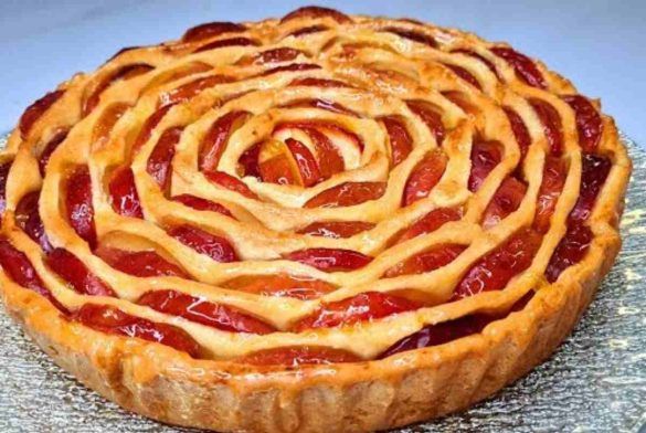 Morbida crostata di mele