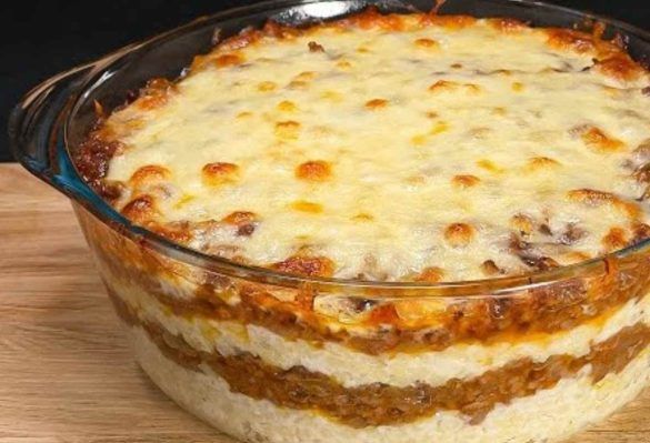 Pasta al forno con carne macinata