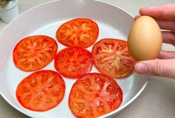 Pomodori e uovo