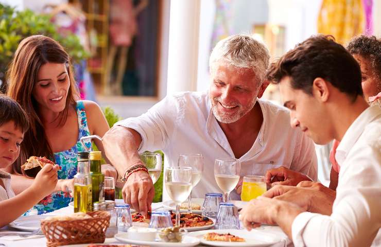 Pranzo con i parenti a Roma